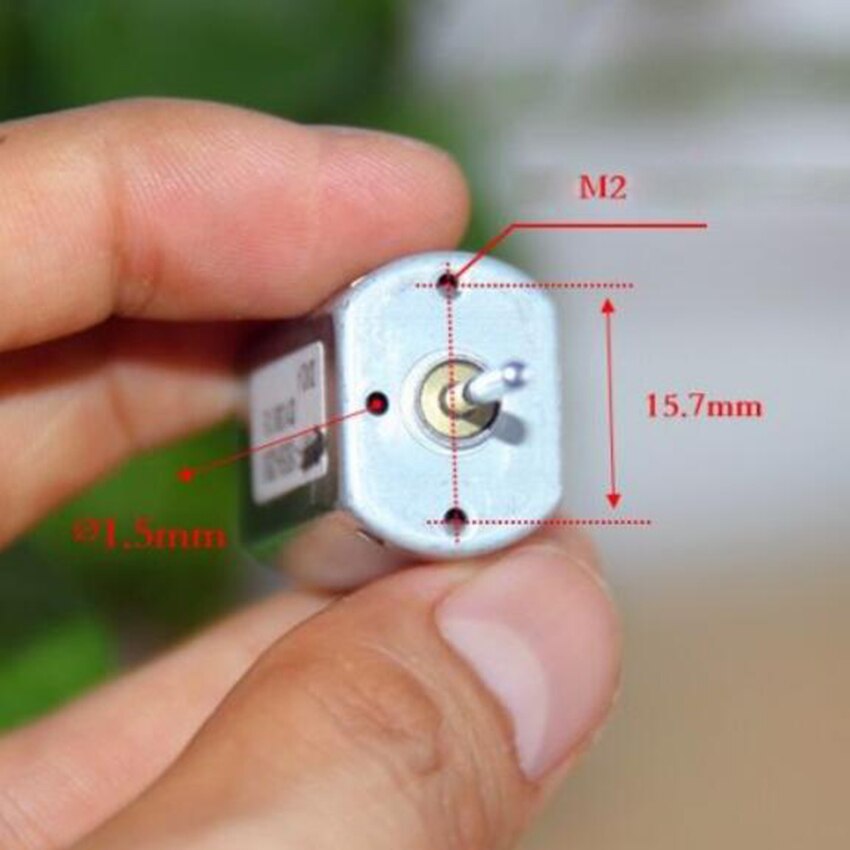 Brand 16mm long shaft 180 micro DC motor 2.4V 7000RPM metal brush shaver motor 15g.cm WFF-180SH-2395