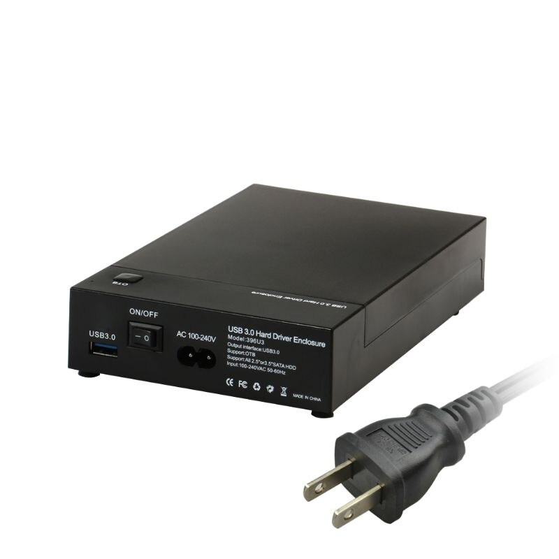 Carcasa de disco duro portátil, USB 2,5 a SATA3.0, doble alta velocidad, 3,5 ",", SSD, SATA, caja de carcasa externa, L4MD