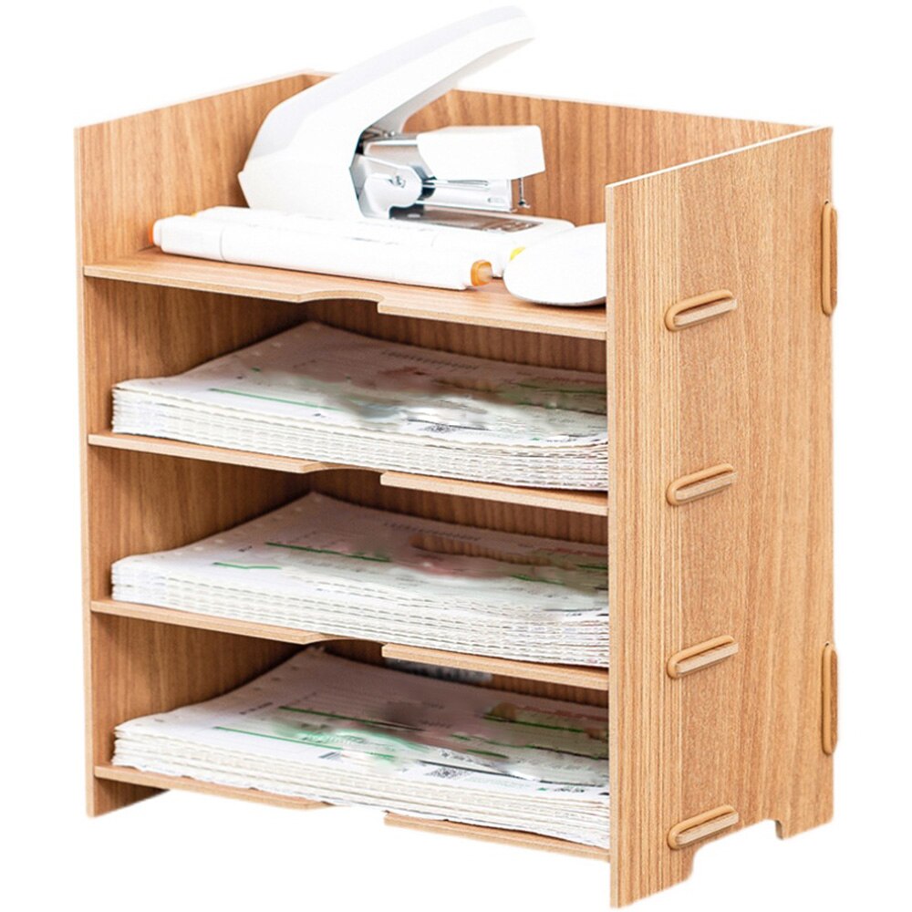 Support de rangement en bois pour CD, présentoir pour fichiers vidéo DVD, boîte de rangement pour CD