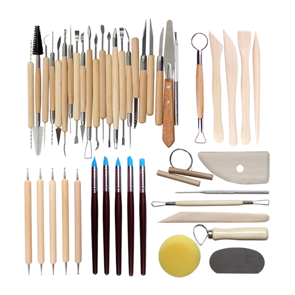 Pottery Clay Useful Multifunctional Modeling Clay Tools Ceramic Hobby Tools Pottery Combination Set Stainless Steel