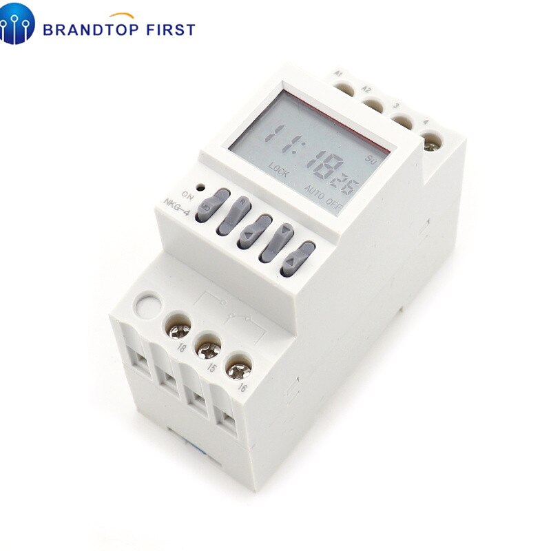 NKG-4 Automatic Factory School Bell Controller Control Instrument 40 Groups Din Rail Microcomputer Timer Time Switch Relay