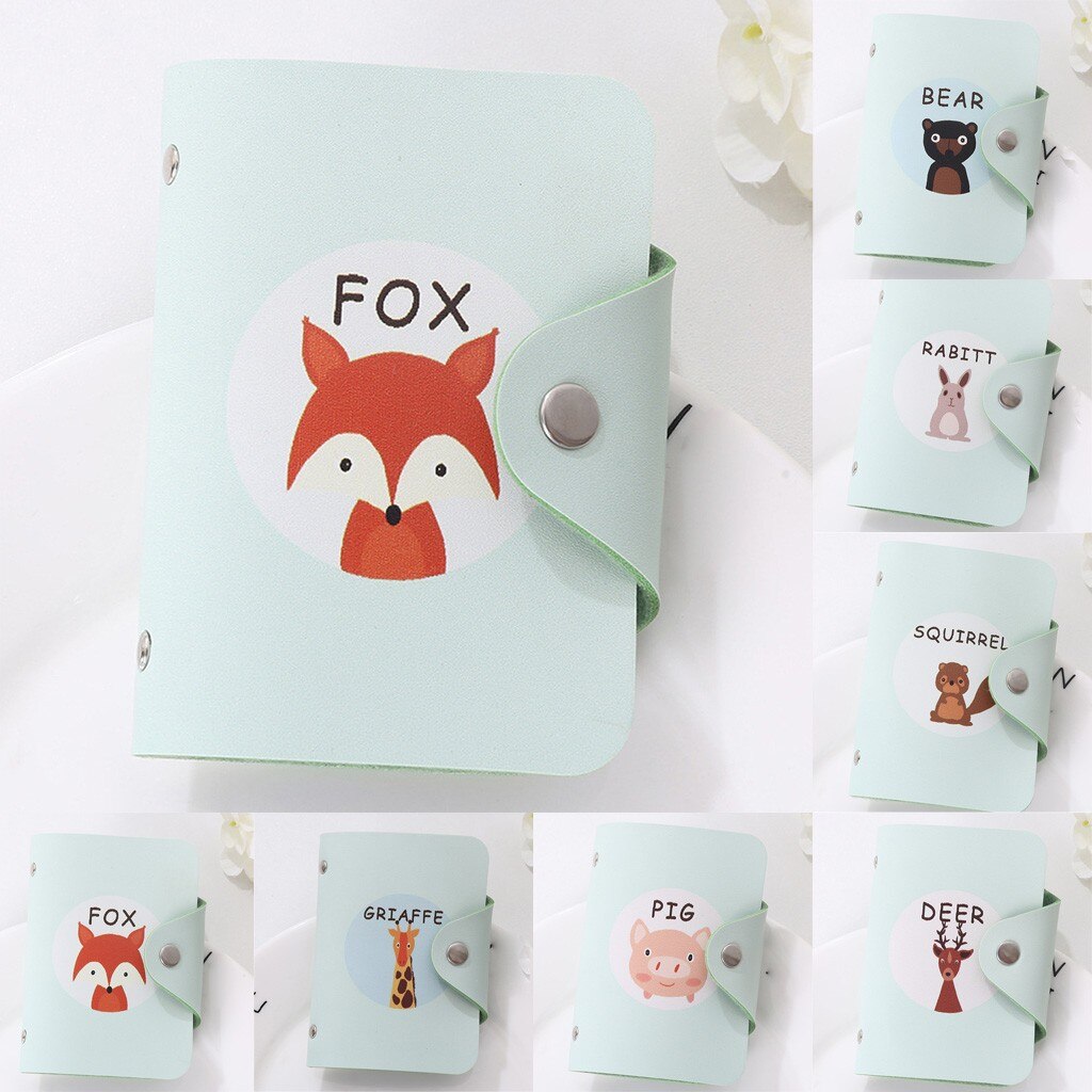 Style coréen mignon Animal porte-carte s multi-carte paquet cas fille pratique carte étui Kawaii porte-carte #3 $