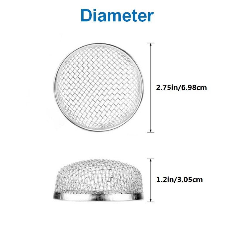 2 Pcs Insect Proof Exhaust Outlet Mesh Cover RV Trailer Camper Motorhome Flying Insect Screen for Furnace/Battery Vent Cover