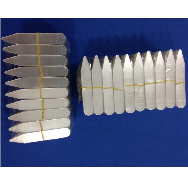 300Pcs Plastic Collar Stiffeners Stays Bones Set For Dress Shirt Men Clear Plastic Collar Stays 55 x 10 mm