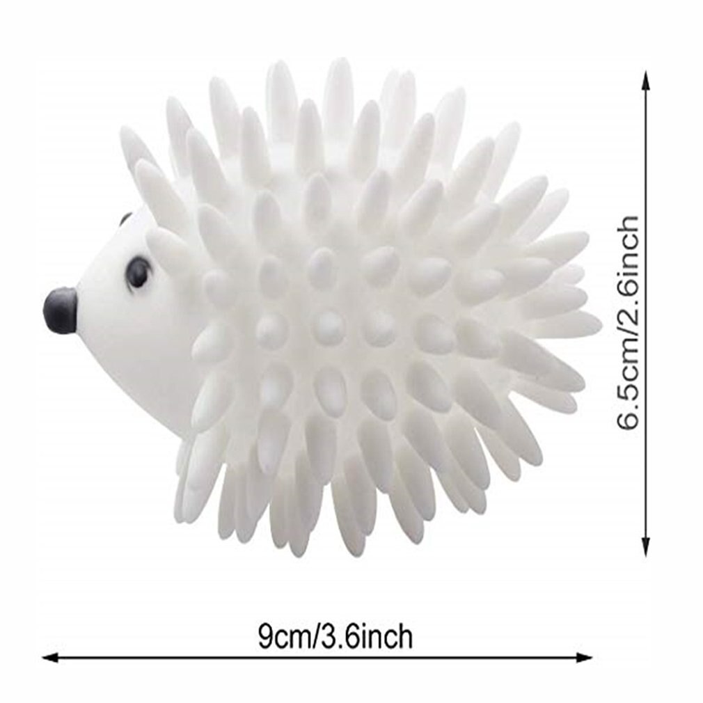 1Pcs Laundry Cleaning Ball Cute Hedgehog Reusable Ball Dryer Reduce Energy Washing Machine Ball Anti Static Clean Balls