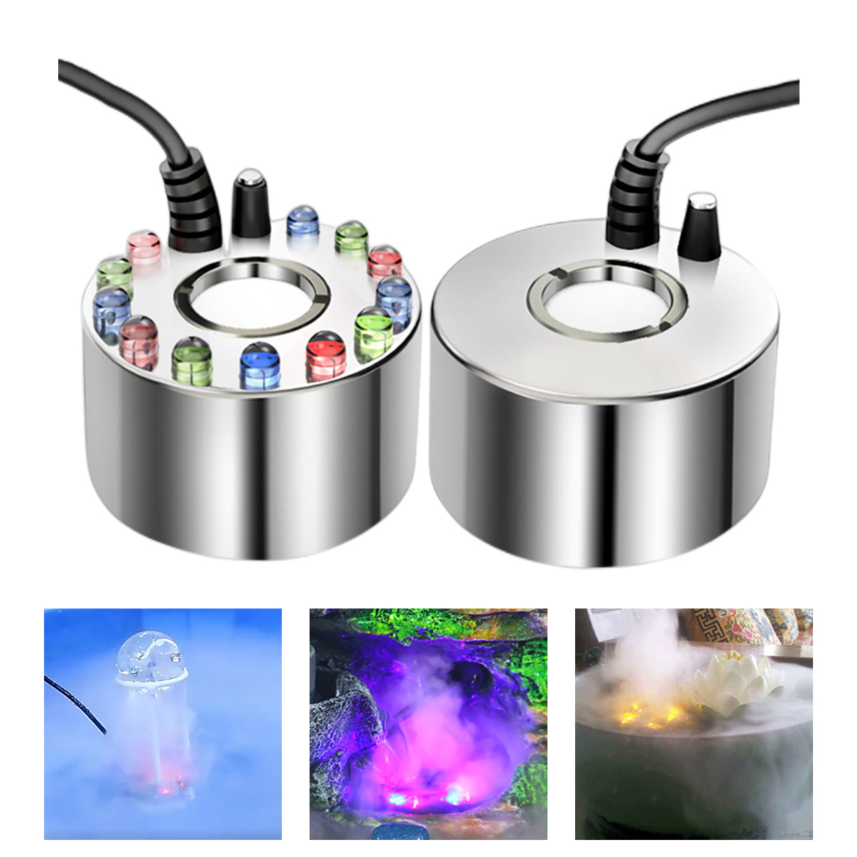 110V 220V Ultrasone Mist Maker Fogger Aquarium Verneveling Apparaat Luchtbevochtiger Hydrocultuur Vernevelaar Fontein Vijver verstuiver