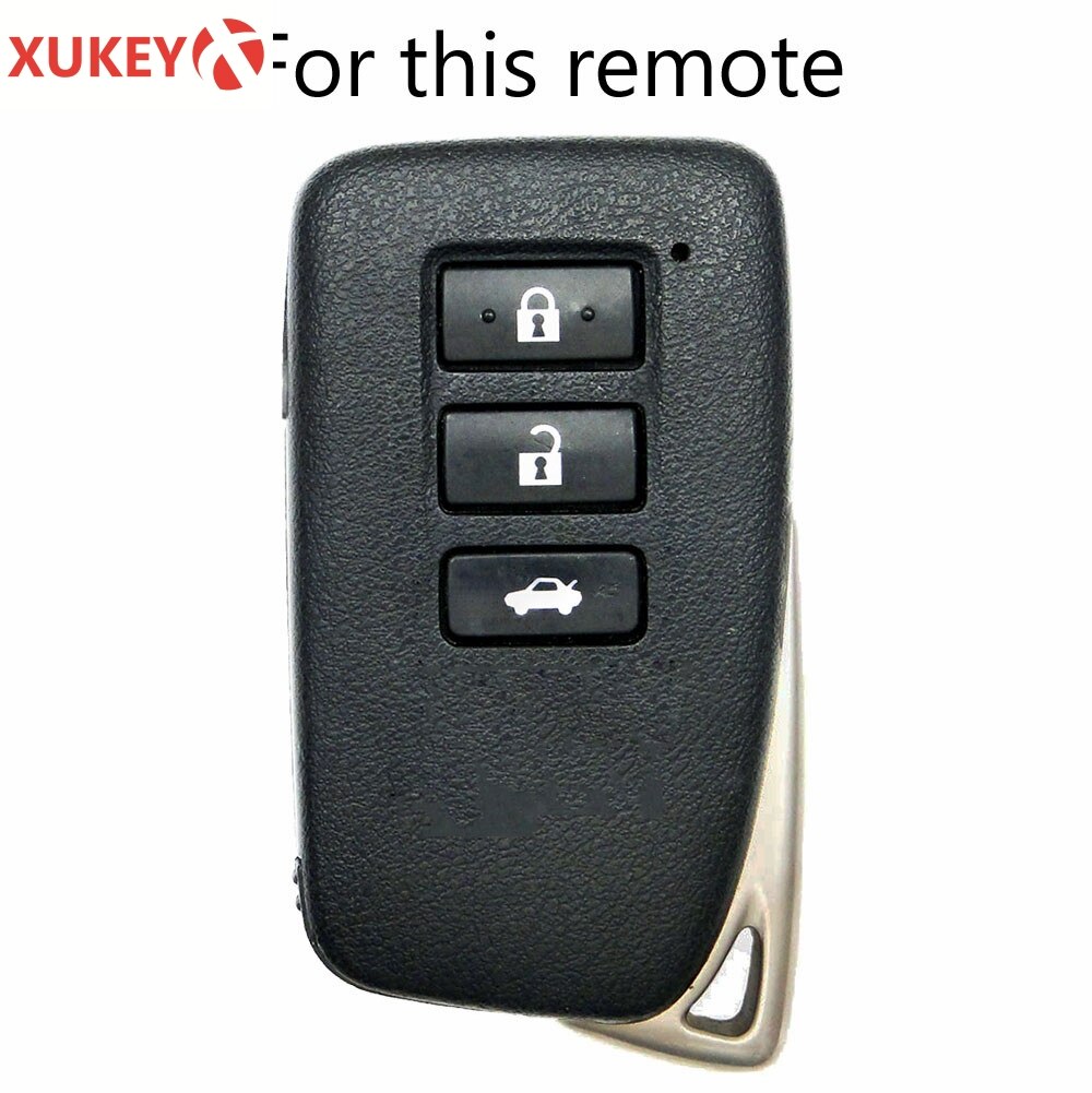 Silikone bilnøglertaske til lexus er es gs nx gx rx lx  rc 200 250 300 350 cover nøglefri fjernbetjening nøglering holder protector