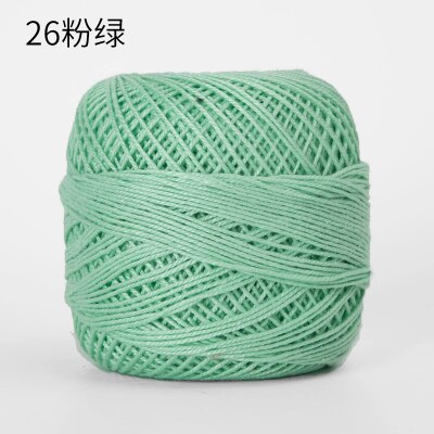 20g laine soie épaisse Crochet fil dentelle Wayuu sac main-bricolage Crochet été coton Fine laine à tricoter: 15