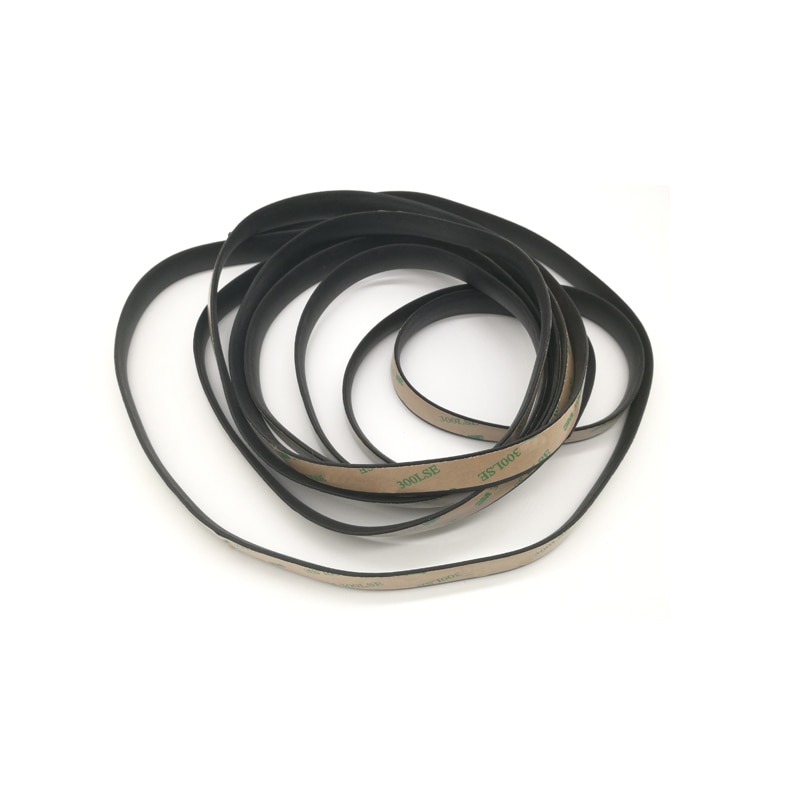 1 Meter Roof Leakproof Sealing Rubber Strip Waterproof Protector For Car Front Rear Windshield Sunroof Triangular Window Edge