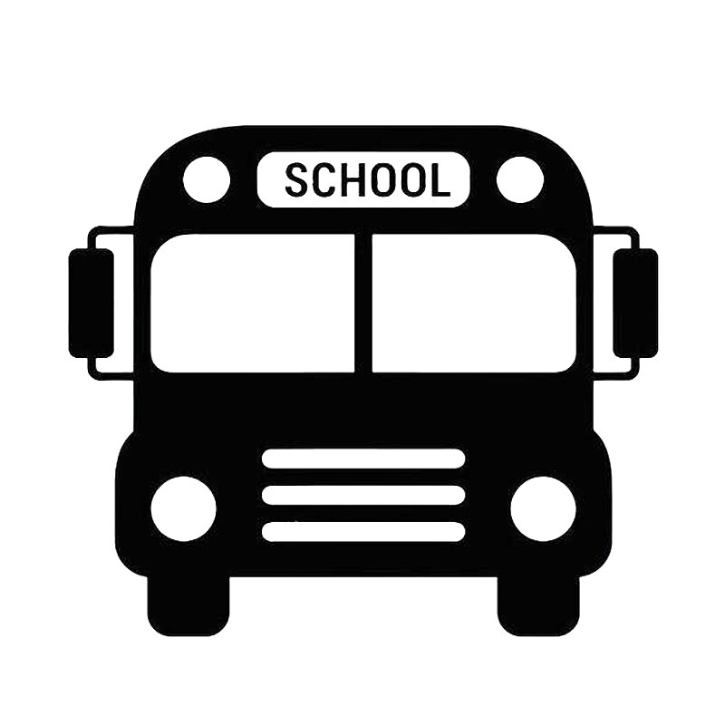 School wall sticker Science Scientist School class decoration Window Decal waterproof Vinyl School Bus Decals home decor HY1038