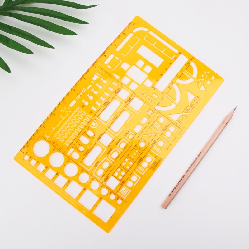 1:50 Tailor Scale Math Architecture Engineer Ruler Drawing Drafting Template Support