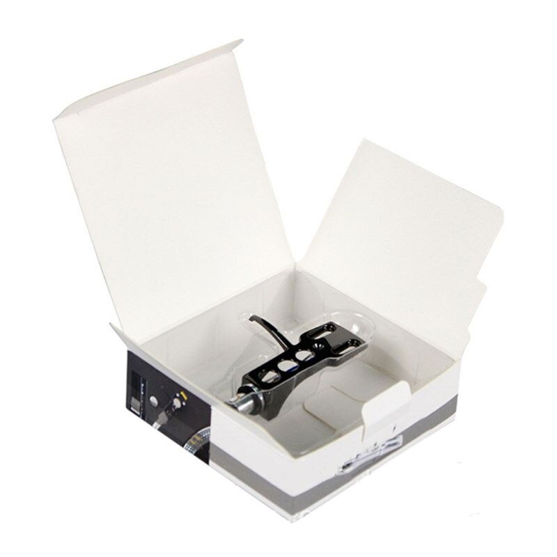 1Set Universal LP Disc Record Player Phono Turntable Headshell Cartridge Rack with 4 Leadwires for Direct-Drive Turntable