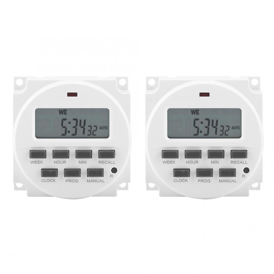 Digital Temporizador Digital Digital Electric Durable Programmable Smart Control Switch Timer Power Supply Smart Switch Control