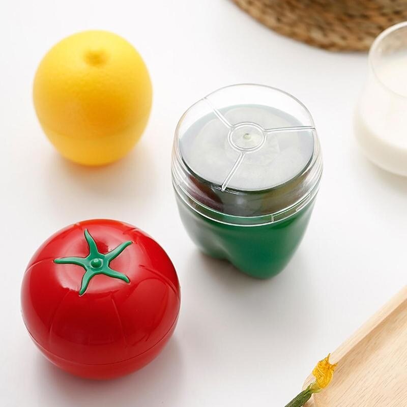 1pc Food Storage Box Plastic Vegetable Shape Fruit Lemon Chili Preservation Sealed Onion Accessories Box Kitchen Tomatoes G N2J8