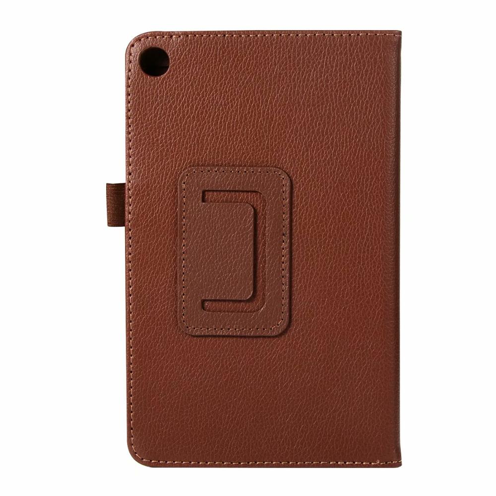 Fodral för lenovo tab  m7 tb-7305x tb -7305i tb -7305f smart cover funda för lenovo tab  m7 7.0 skyddande hopfällbara stativ skal: Brun