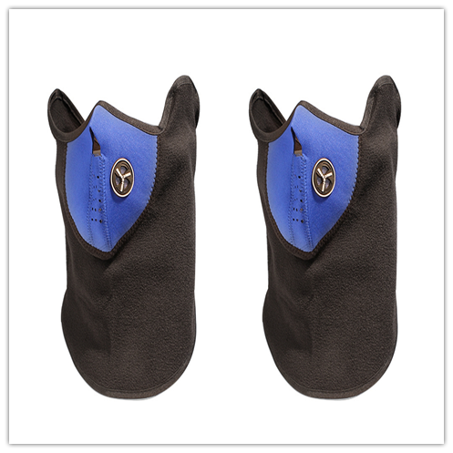 Motorcycle Face Mask bike Fleece Winter Neck Guard for YAMAHA TIGER 1050 SpoRt 1200 EXPLORER 800 XC XCX XR XRX: 2PCS-BLUE