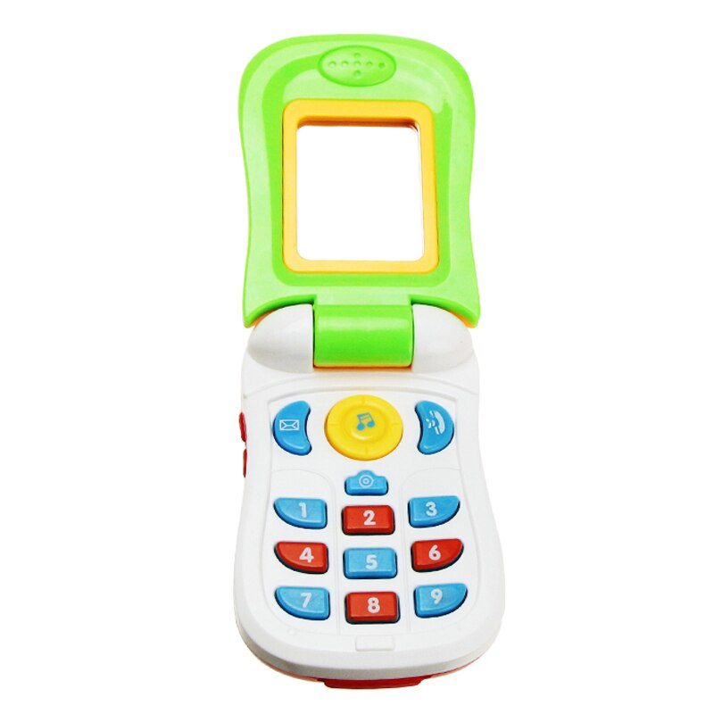 6 tipi di Bambino Intelligente Giocattoli con il Suono & Luce del Flash Giocattoli Elettronici Musicale Del Telefono Telefono Cellulare Per Bambini Giocattoli Educativi regalo di Compleanno regali: D-White