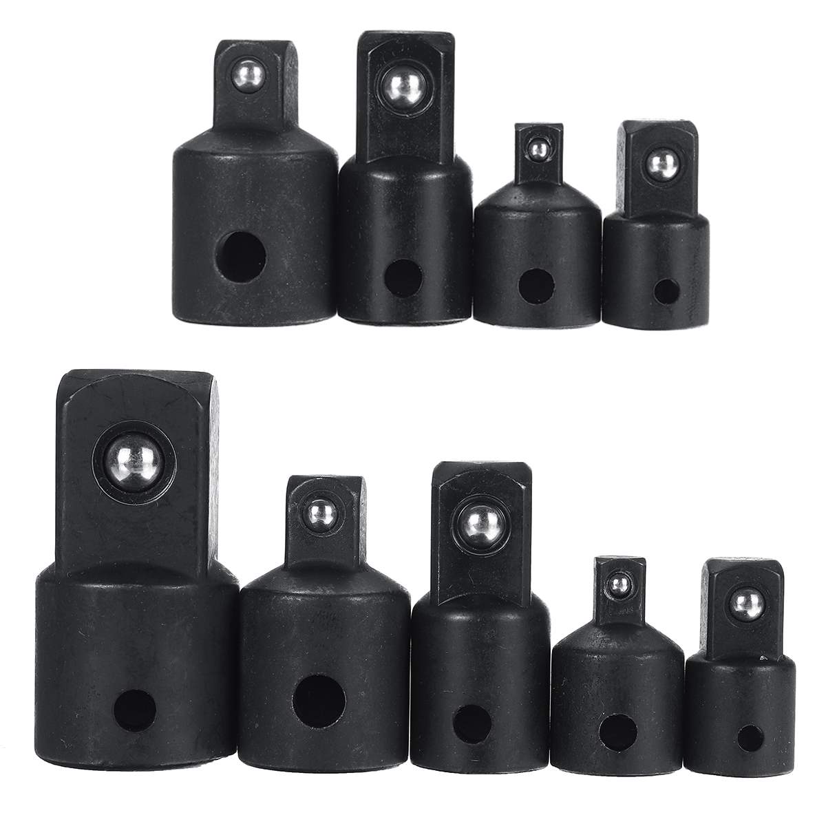 4/5pcs 1/4 3/8 1/2 3/4 Impact Wrench Socket Adapter Converter Reducer Air Impact Craftsman Socket Wrench Adapter Hand Tools Set