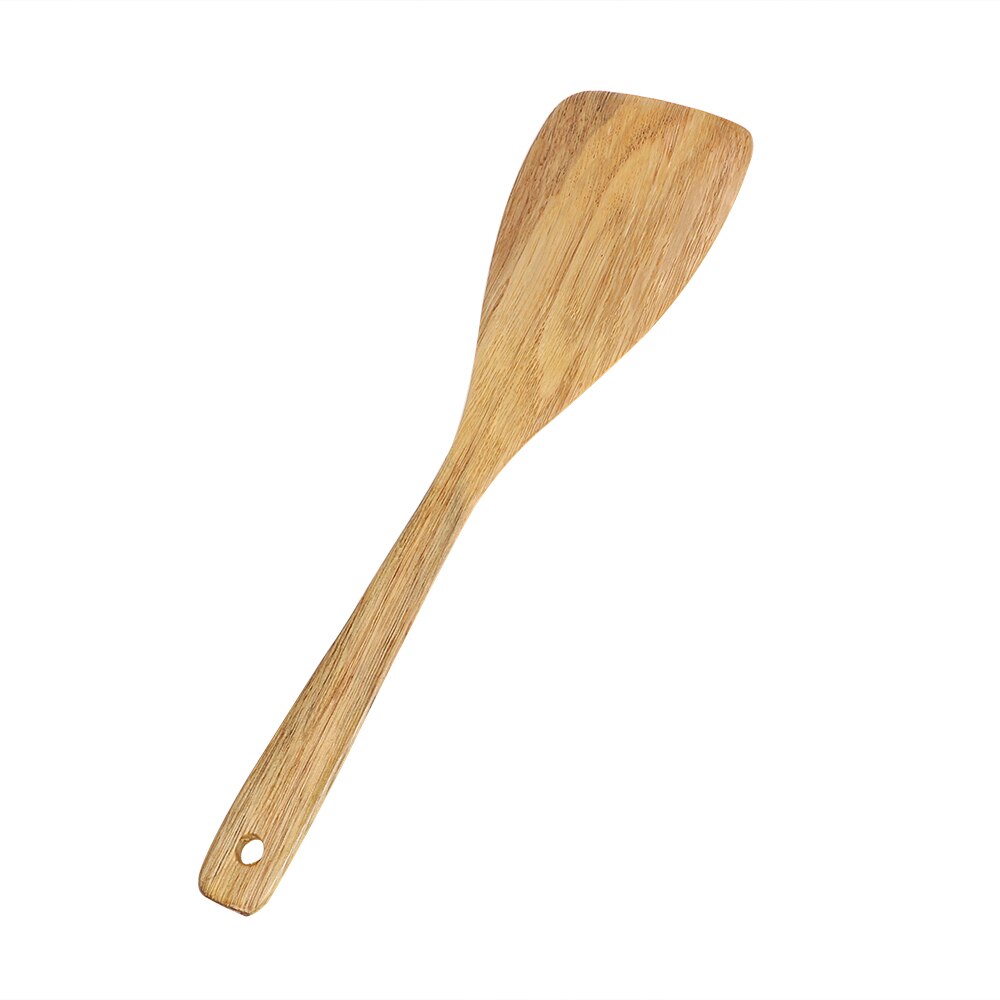 Hout Schop Houten Spatel Houten Turner Kookgerei Keuken Gereedschap Rijst Lepel Voor Non-stick Pan Servies Keuken Koken Tool: 33cm