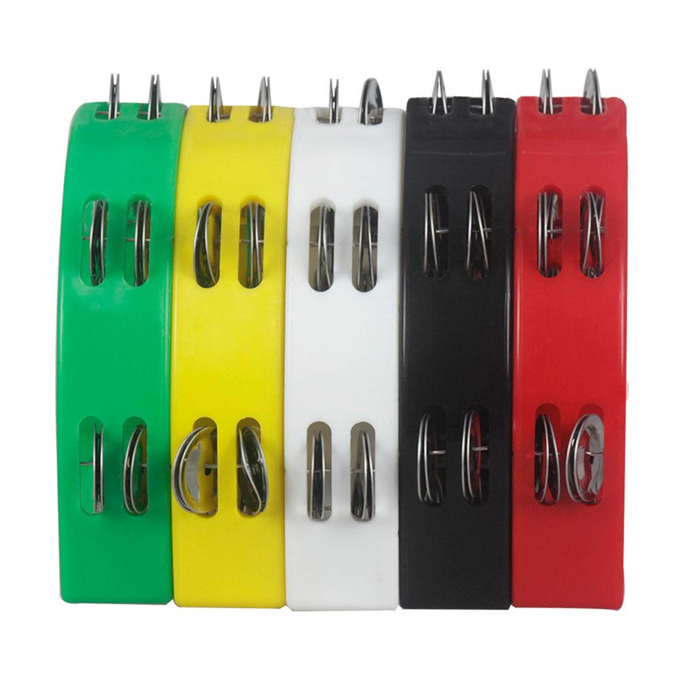 Musicale Tamburello Campanella con Doppia Fila di Metallo jingle Percussione Tamburo Regalo Del Partito Strumenti A Percussione