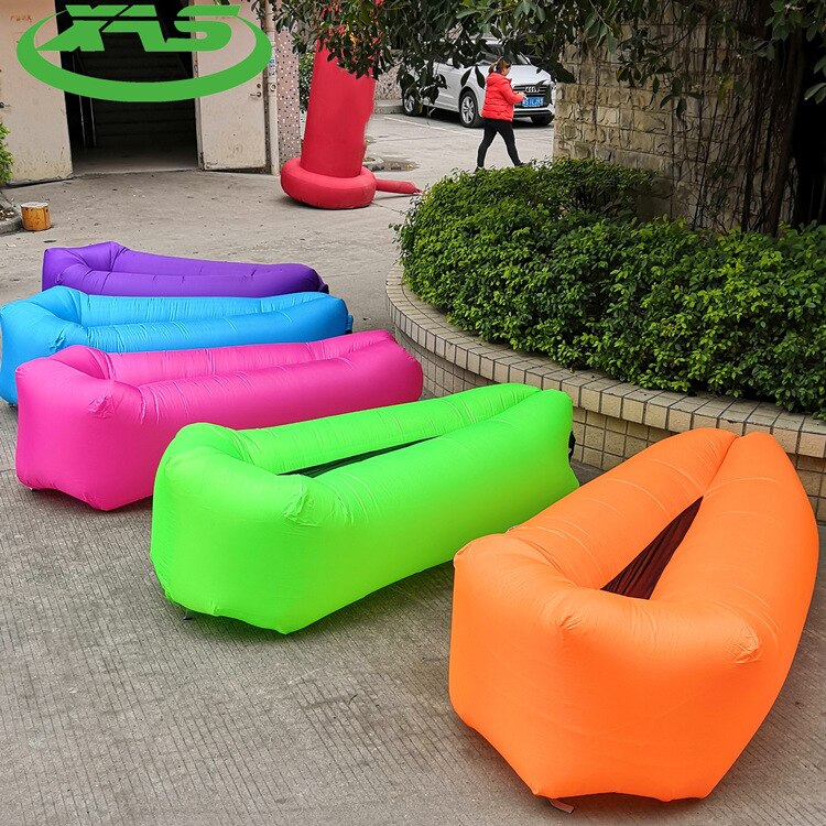 Sofá inflable al aire libre, sofá perezoso rápido, silla de aire de playa, colchón de aire inflable para acampada