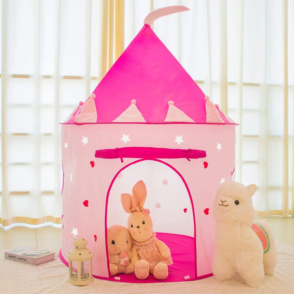 Bambini yurta castello notte maglia luminosa traspirante bambini Playhouse gioco al coperto tenda principessa L5