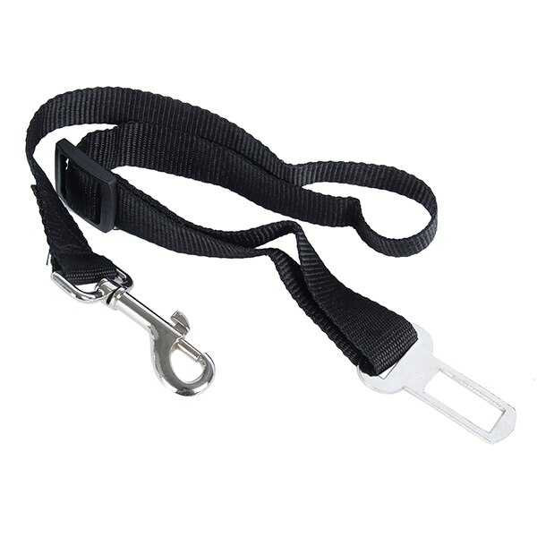 ♕S Hond Huisdieren Autostoeltje Harnas Terughoudendheid Lead Verstelbare Reizen Clip Supplies Huisdieren: Black