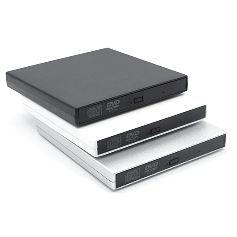 Externe Cd/Dvd Drive Usb 2.0 Cd Dvd Reader Voor Laptops Windows 10/8/7 Linux Besturingssysteem Voor desktop