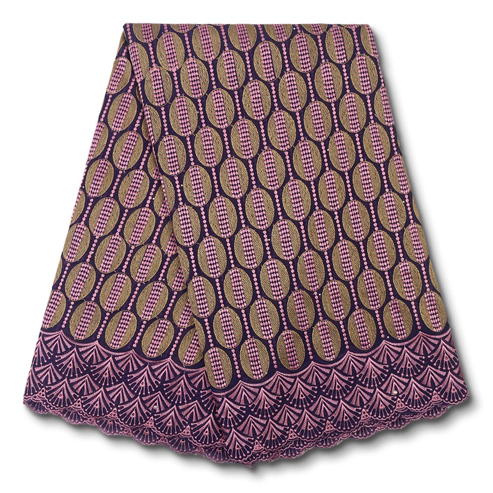 African Dry Cotton Lace Fabric Lace Swiss Voile Laces In Switzerland Nigerian Lace Fabrics Sewing YA3678B-6