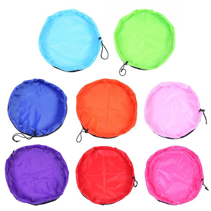 50cm oxford baby legemåtte børn kravlemåtte børn tæpper tæpper babylegetøj opbevaringstaske legetøjspose rund opbevaringstaske