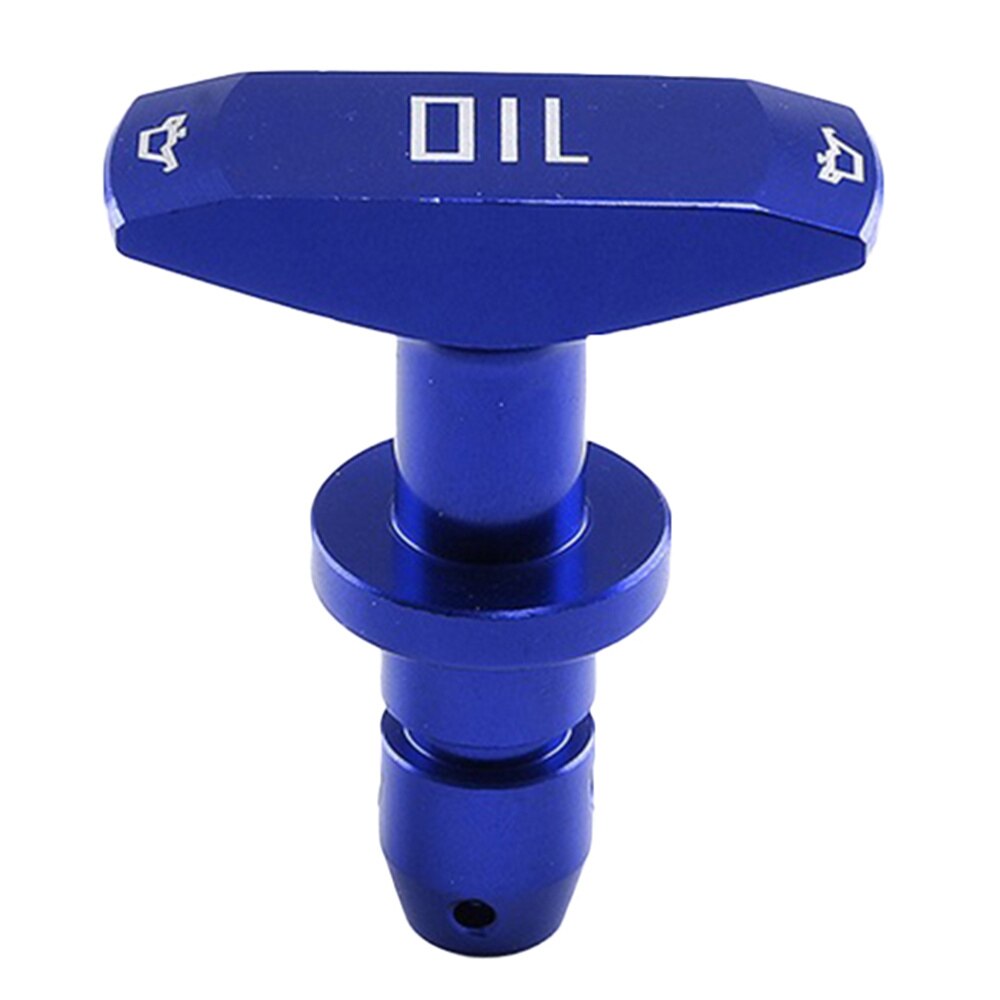 Vervanging Motor Oliepeil Peilstok Handvat Auto Modificatie Levert Compatibel Voor Gt V8 GT500 (Zilver): Blue