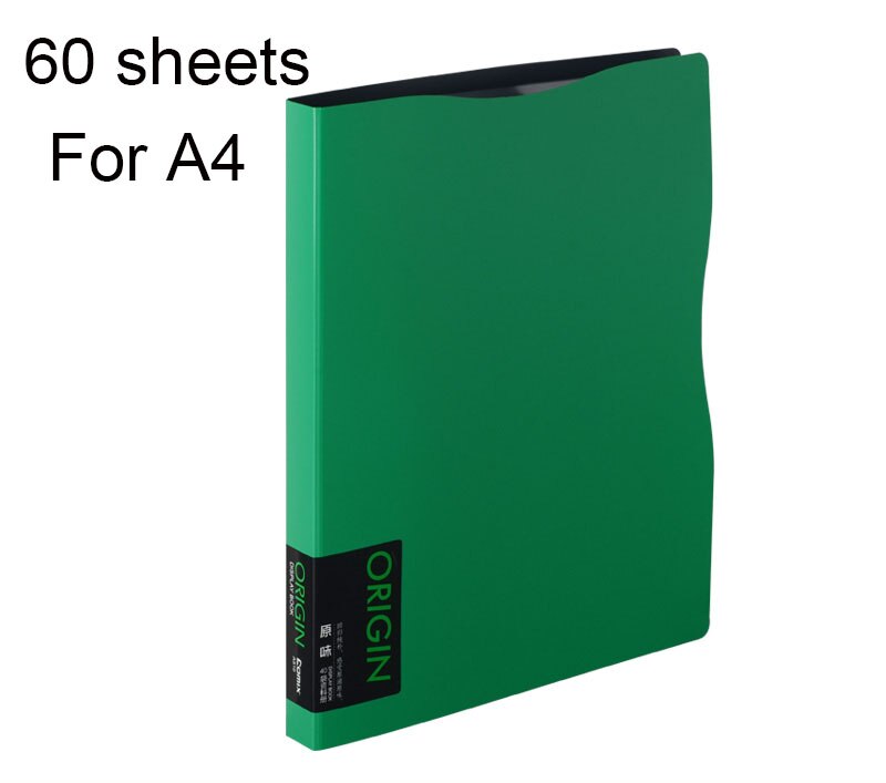 Pvc plastic transparante map met doorzichtige vakken  a4 8.5 x 11 briefformaat documenten papieren display houder opbergboek