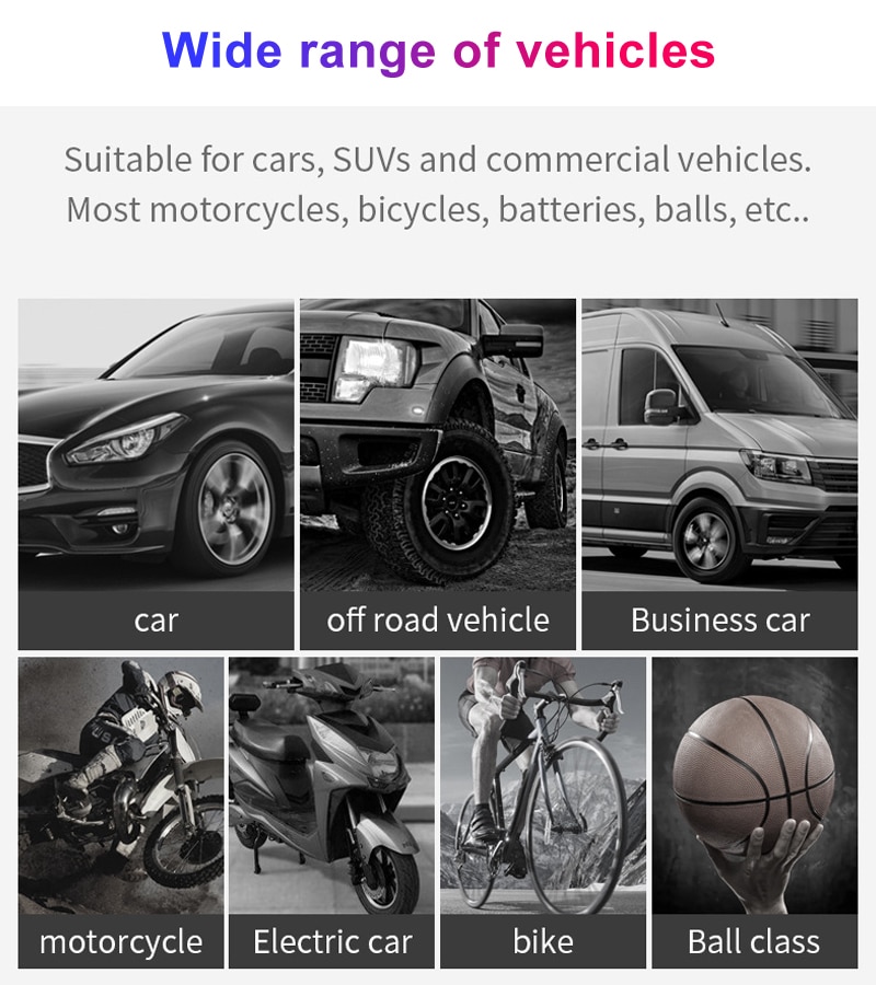 150 PSI 120W Wireless Car Air Compressor Pump Digital LED Smart Car Tire Inflator Handheld USB Rechargeable Inflatable Pump