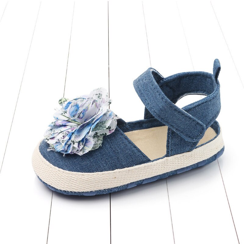 Baby Meisjes Wandelschoenen Prinses Peuter Leuke Baby Strik Bloemen Soft Sole: C / 13-18 months