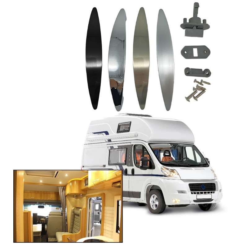 Deurvergrendeling voor caravan, boot, camper, camper, deurgreepvergrendeling gemonteerd op kast, lade