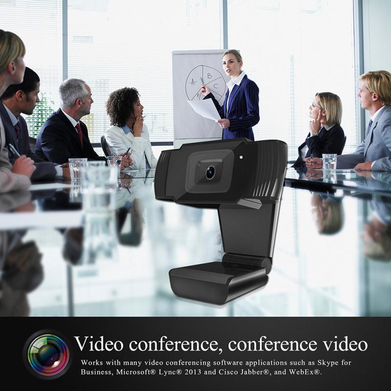1080P HD Webcam Computer PC Web Camera With Microphone Rotatable Camera For Live Broadcast Video Calling Conference Work