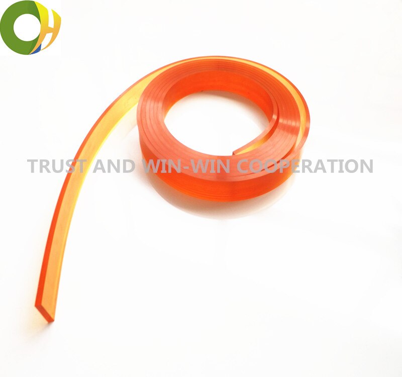 25mm*5mm*4000mm! Screen Printing Flat Squeegee Rubber Blade_85A Durometer