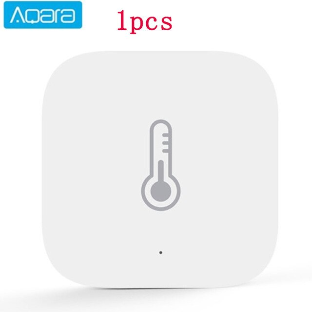 Aqara – Capteur de température, humidité et pression atmosphérique connecté, détecteur environnemental, connexion Zigbee, contrôle avec application Xiaomi Mi Home: 1pcs