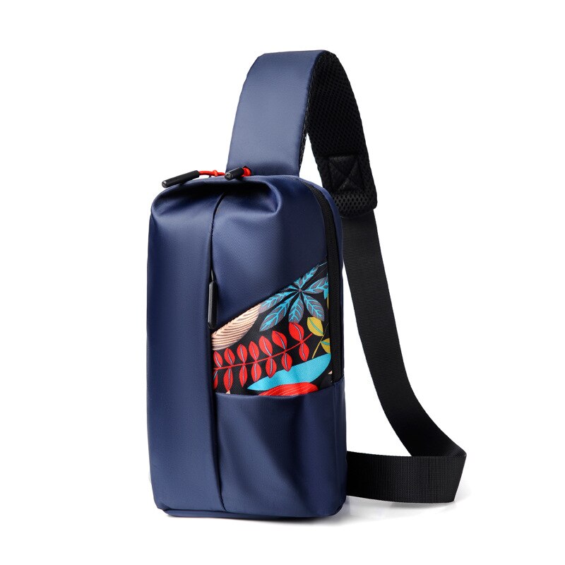 Bolso cruzado deportivo para hombre, bandolera de hombro de , resistente al agua, para viaje corto,: Azul