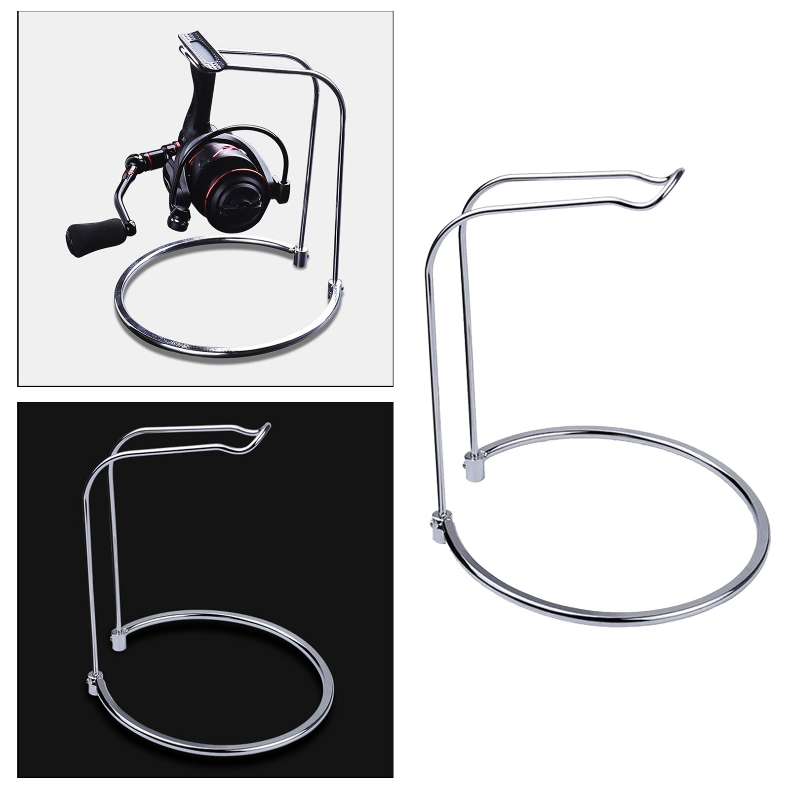 Stable and sturdy fishing reel display stand removable rustproof rack store