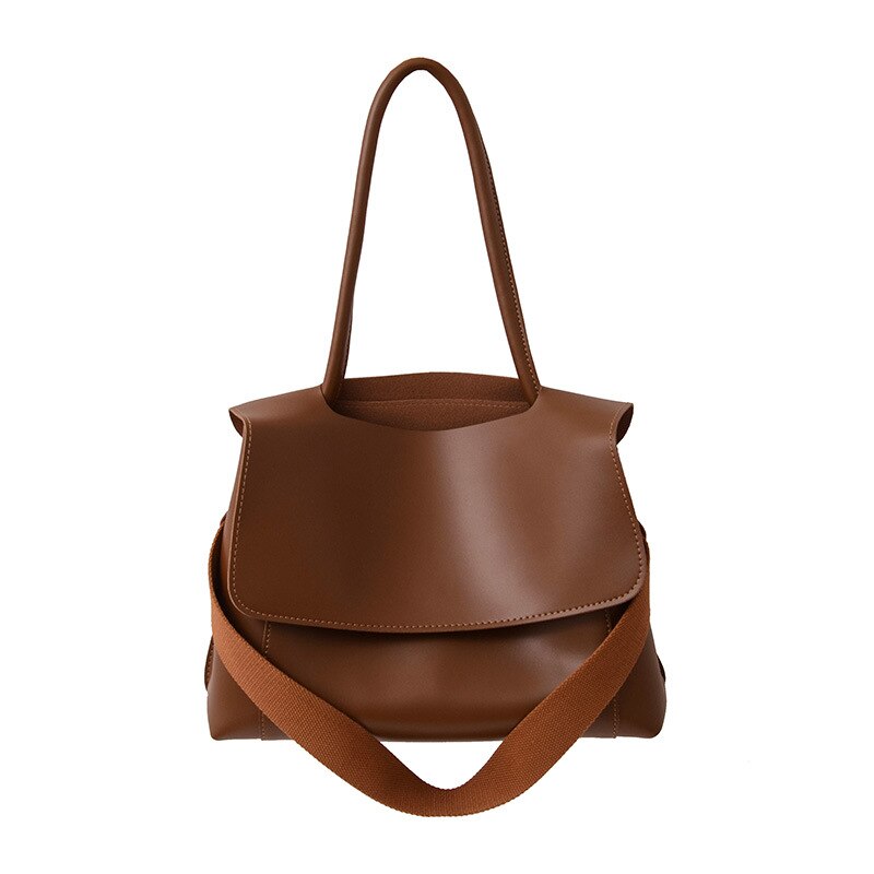 Dames handtas diagonale tas onderarm aktetas high-end schoudertas tote bag schoudertassen: Lichtbruin