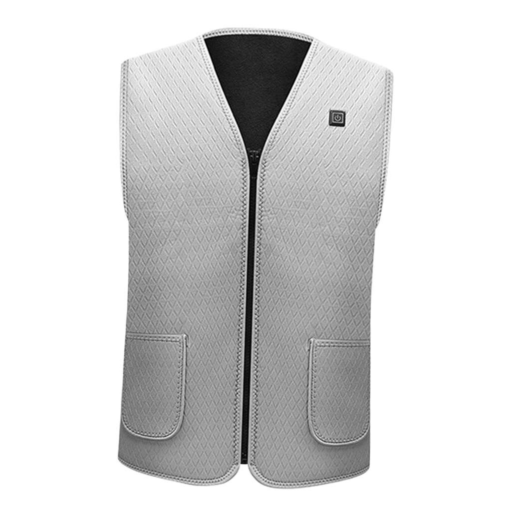 Gilet Chauffant KEMIMOTO Pour Homme – 6 Zones De Chaleur, 3 Niveaux – Tissu Néoprène Doux – Pour Ski, Moto, Pêche