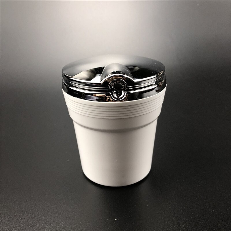 Cenicero de coche con luz azul LED para Ford Focus, Fusion, Escort, Kuga, Ecosport, , Falcon, Mondeo, Taurus, EVEREST: white