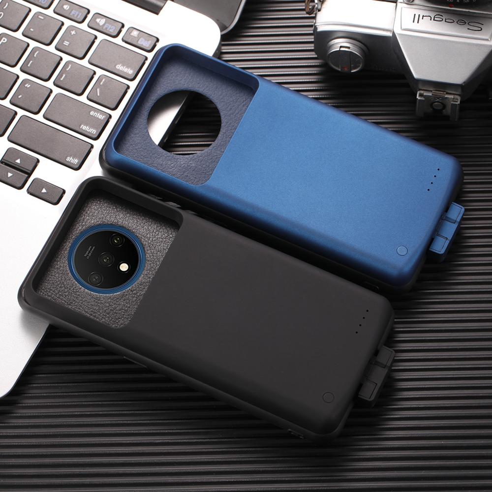 Draagbare Batterij Oplader Case Voor Oneplus 7T Power Case 7000Mah Power Bank Opladen Cover Voor Een Plus 7T Externe Batterij Case