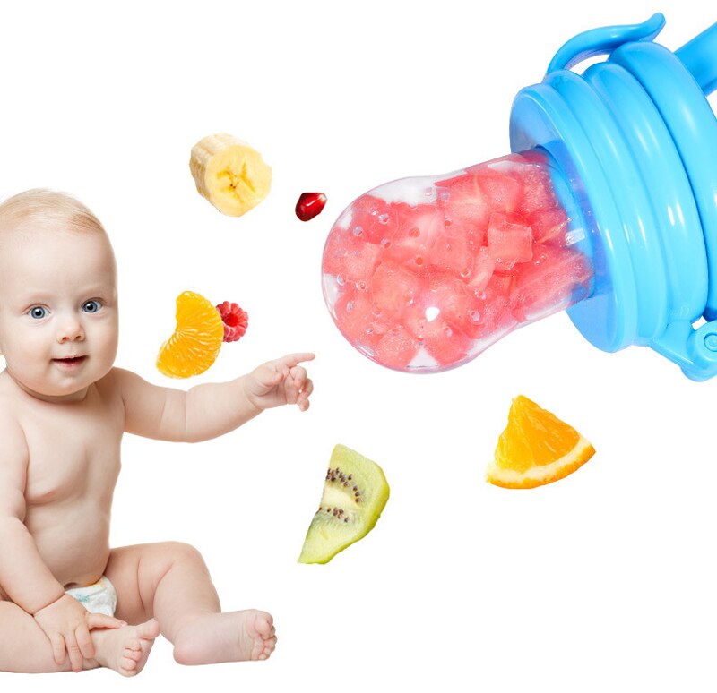 3Pcs Verse Fruit Kids Tepel Voeden Veilig Melk Feeder Babyfopspeen Flessen Siliconen Voeding Solide Tepel Nibbler