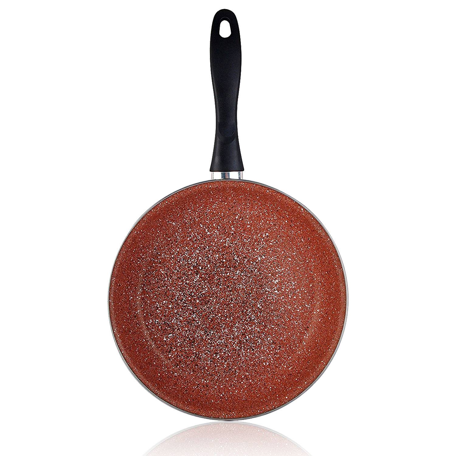 impostato 3 pentole in terracotta Magefesa Toscana 20-24-28 cm, induzione, antiaderenti senza granito rosso PFOA