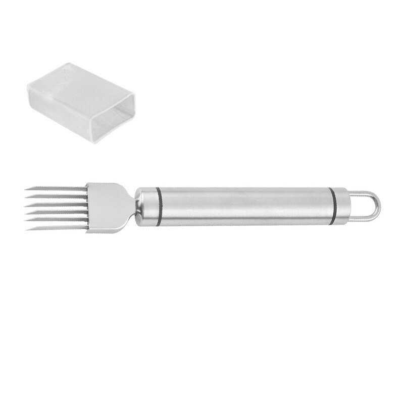 Obst Gemüse Zwiebel Cutter Fetzen Seide Messer Schneidemaschine Schäler Zerhacker Schredder: C