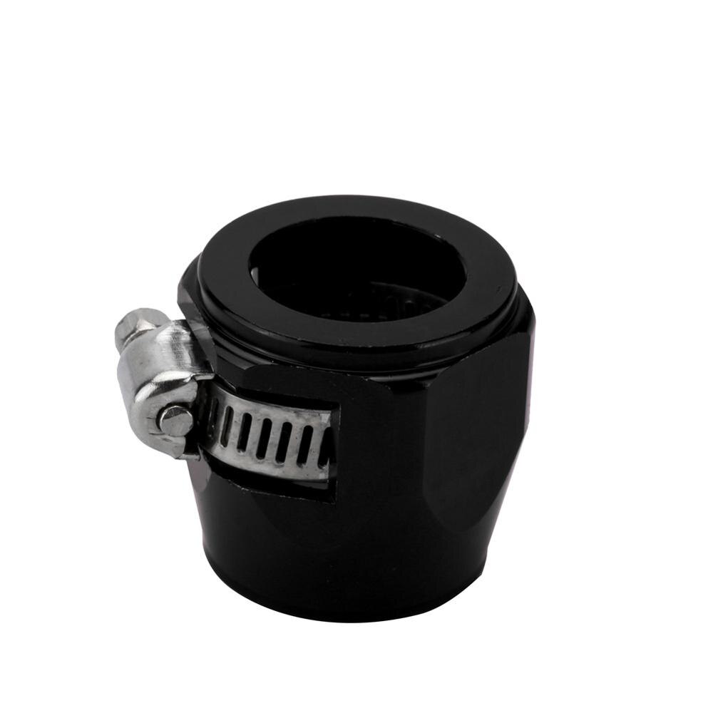 2Pcs Finisher Klem Met Schroef Band Slang End Cover Aluminium Slang Connectors Slangklemmen AN4 6 8 10 12 olie Brandstof Slangklem End