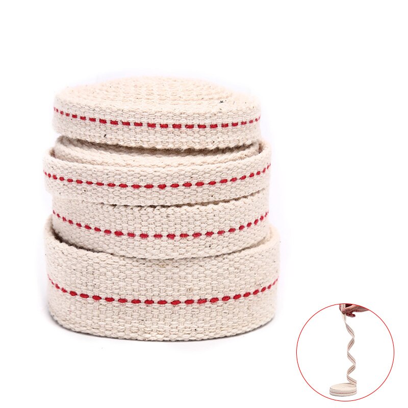 1M Sterke Platte Katoenen Lont Core Voor Kerosine Brander Kachel Verlichting Olie Lantaarn Olielamp Lont Roll Maken Diy accessoire