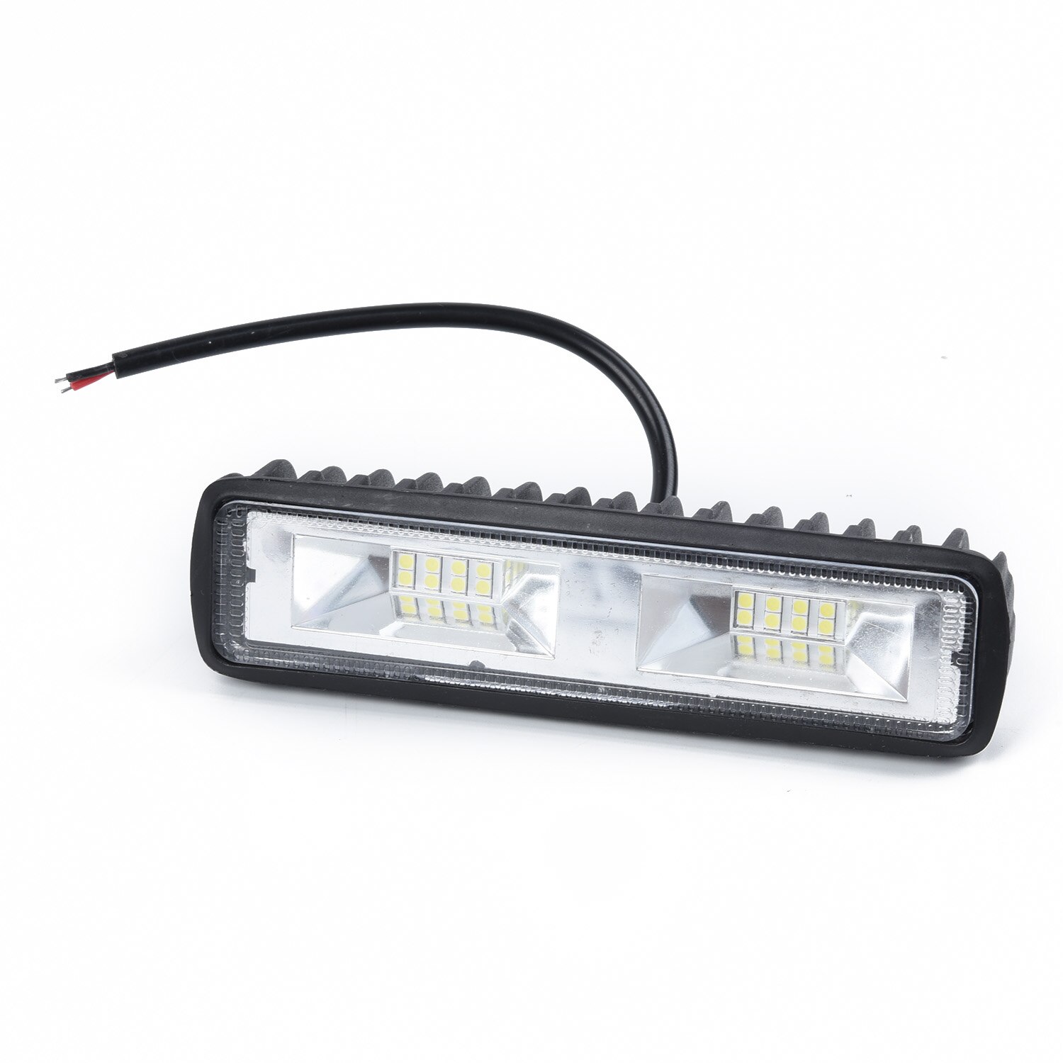 12V-24V 18W 16LED Car SUV Flood Beam Work Light Driving Fog Lamp Bar 150 * 35mm